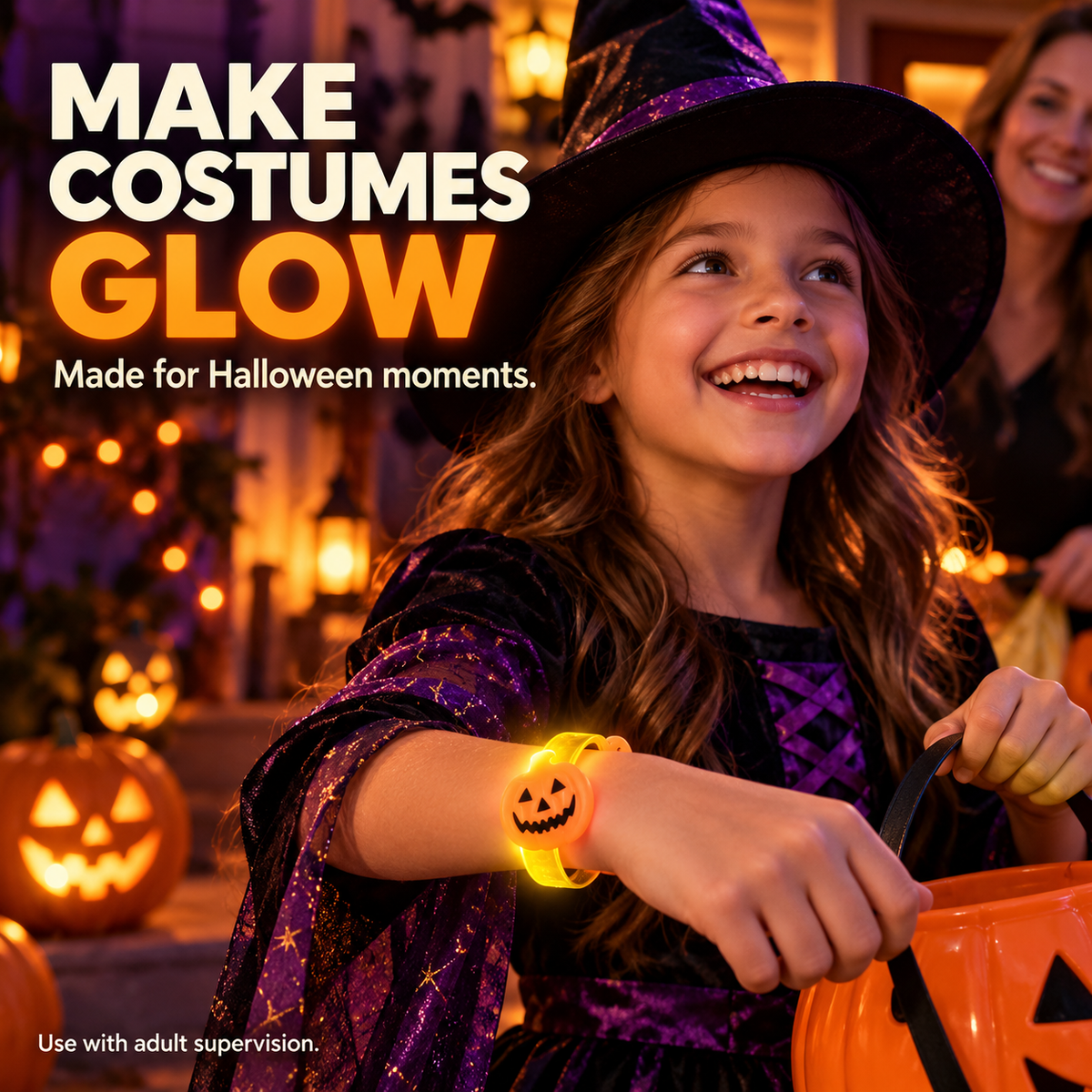 🎃 Light Up Their Halloween — Kids’ LED Glow Bracelet 👻