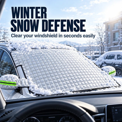 ❄️ Windshield Snow Cover – Less Scraping in Winter, Shade in Summer