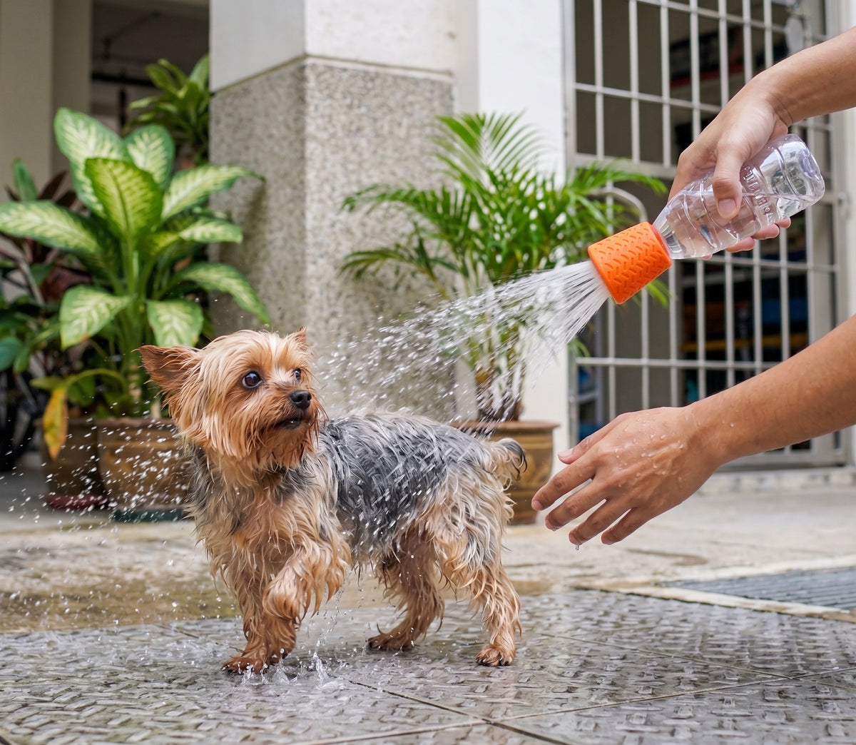 Portable Silicone Pet Shower Head Cap