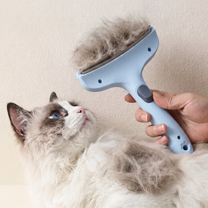 Curved Pet Deshedding Comb