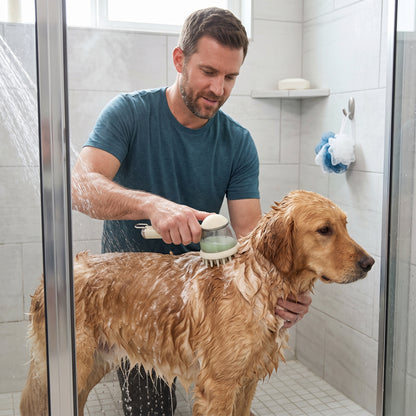 Long Handle Pet Bath Brush