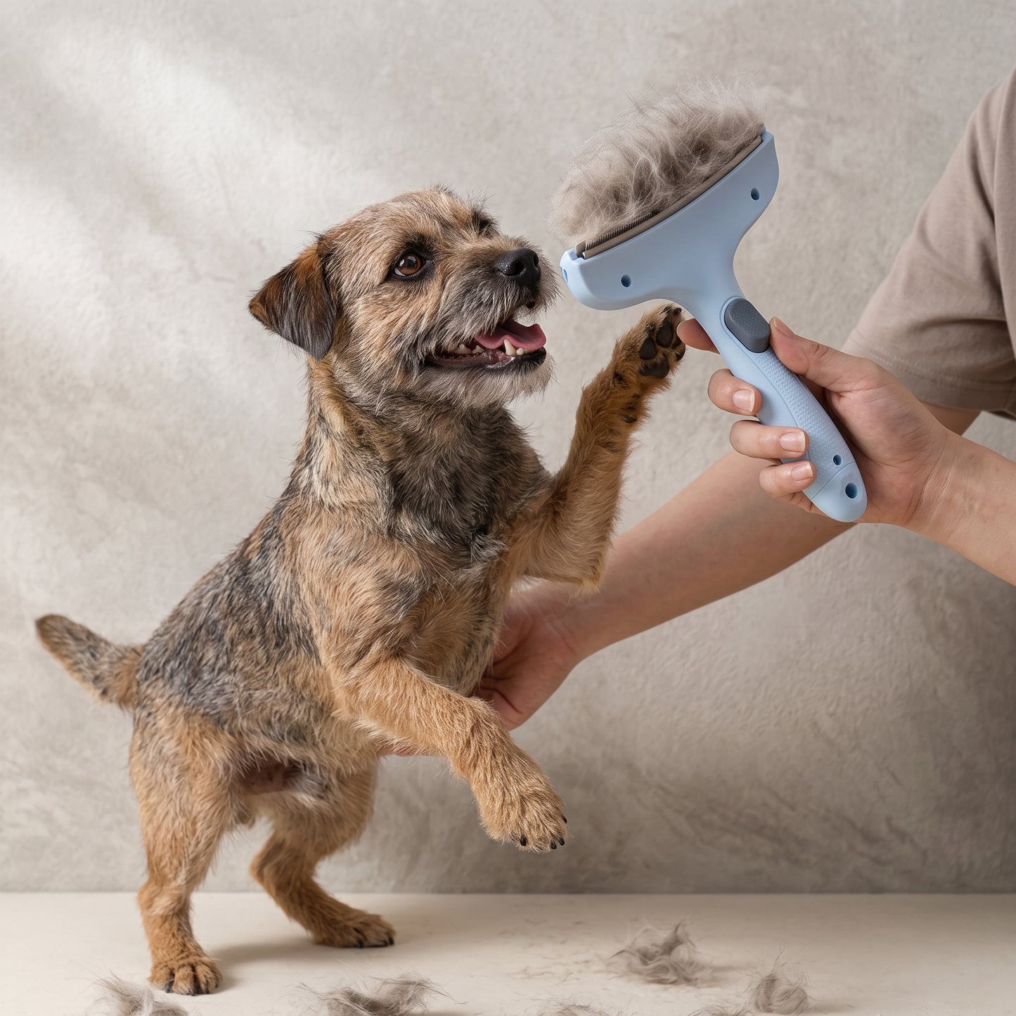 Curved Pet Deshedding Comb
