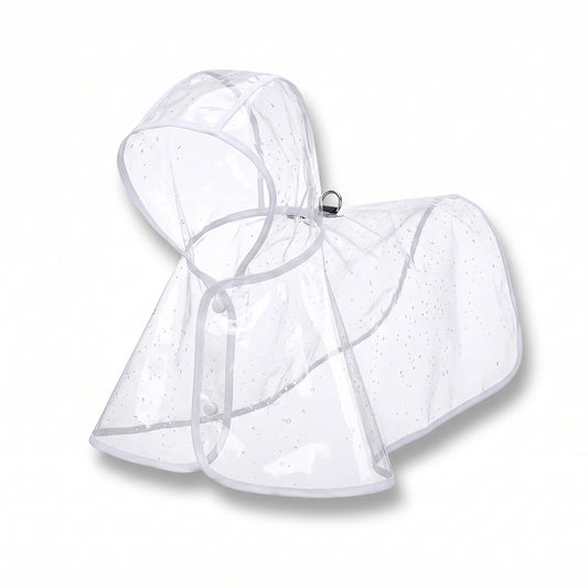 Transparent Waterproof Dog Raincoat