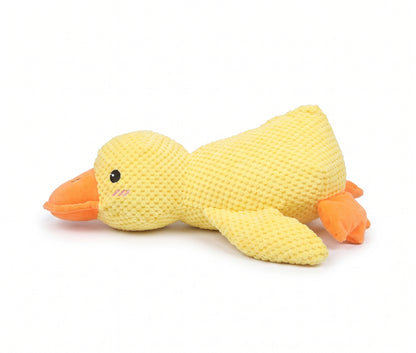Squeaky Plush Duck Pet Toy
