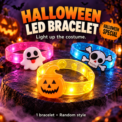 🎃 Light Up Their Halloween — Kids’ LED Glow Bracelet 👻